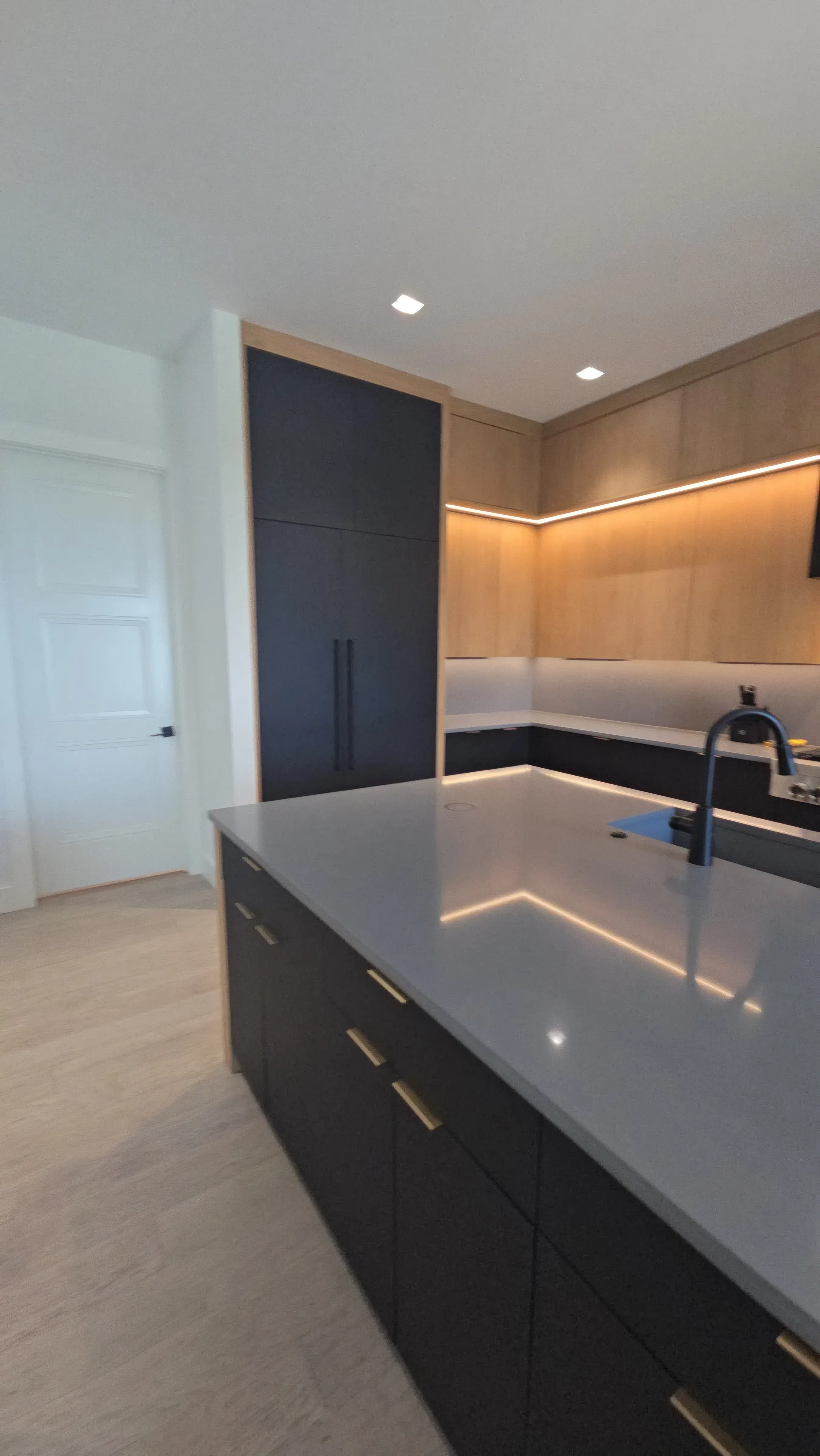 Navy & Oak Kitchen