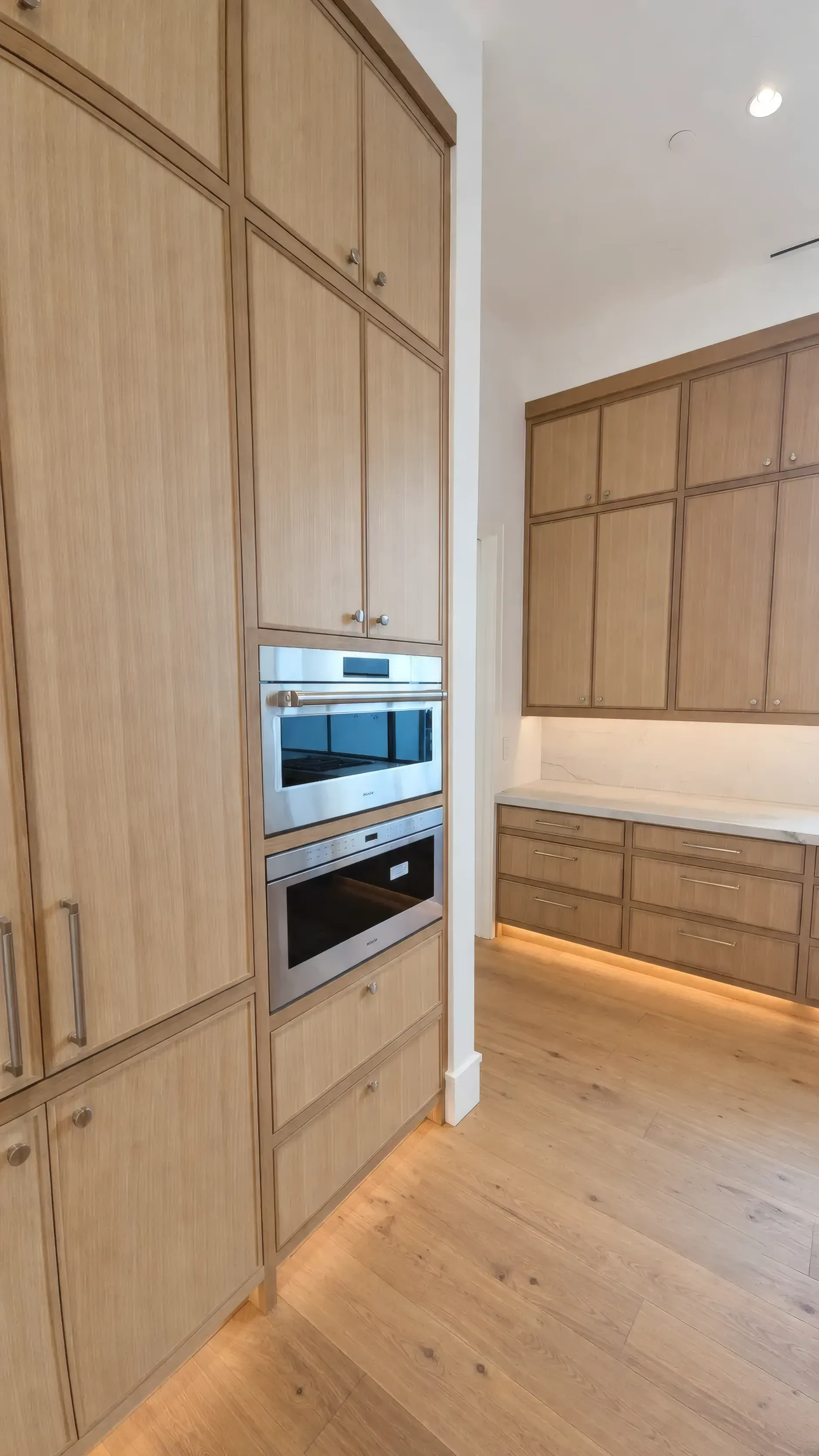 White Oak & Marble Kitchen, view 3