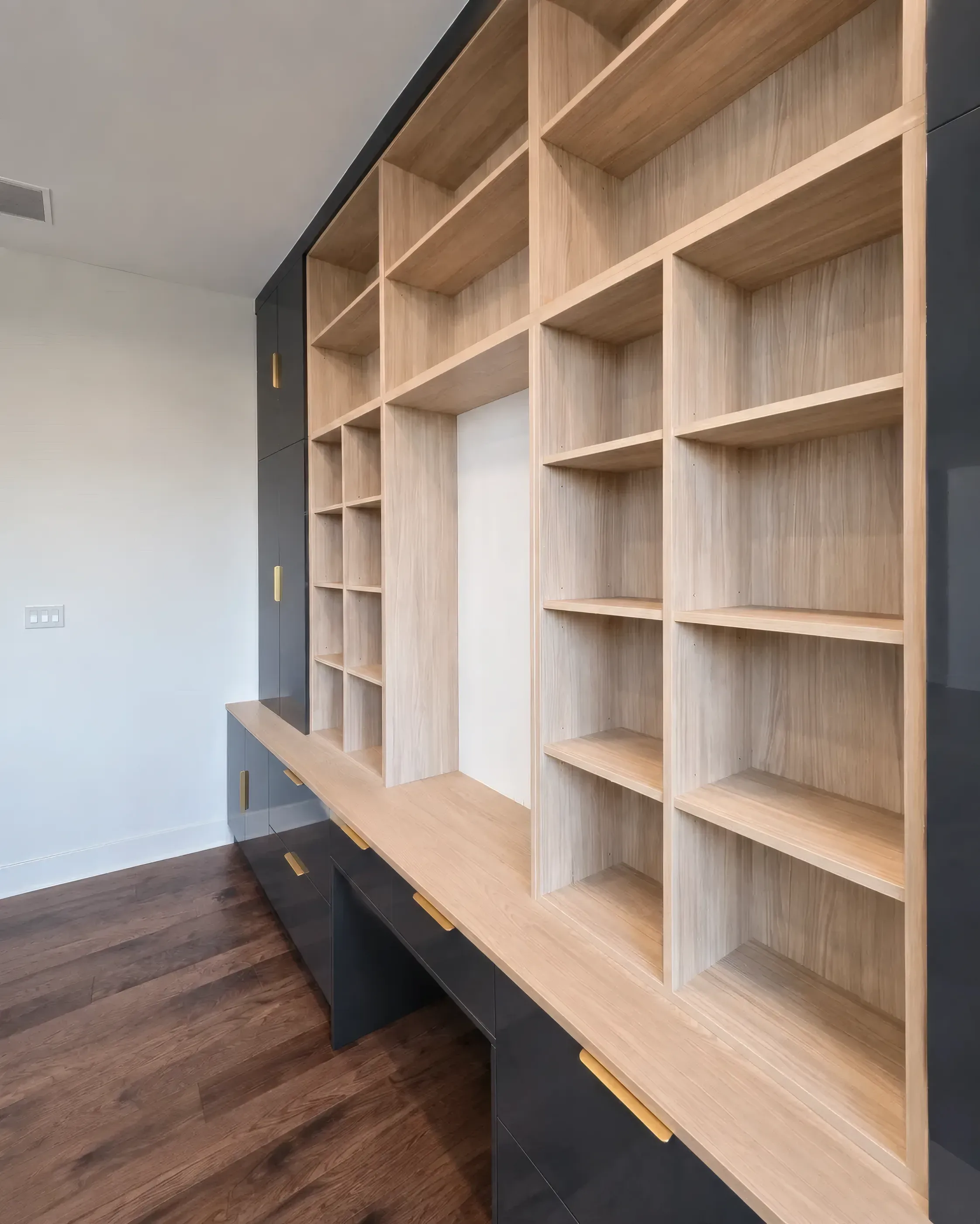 Two-Tone Home Office Built-In, view 3