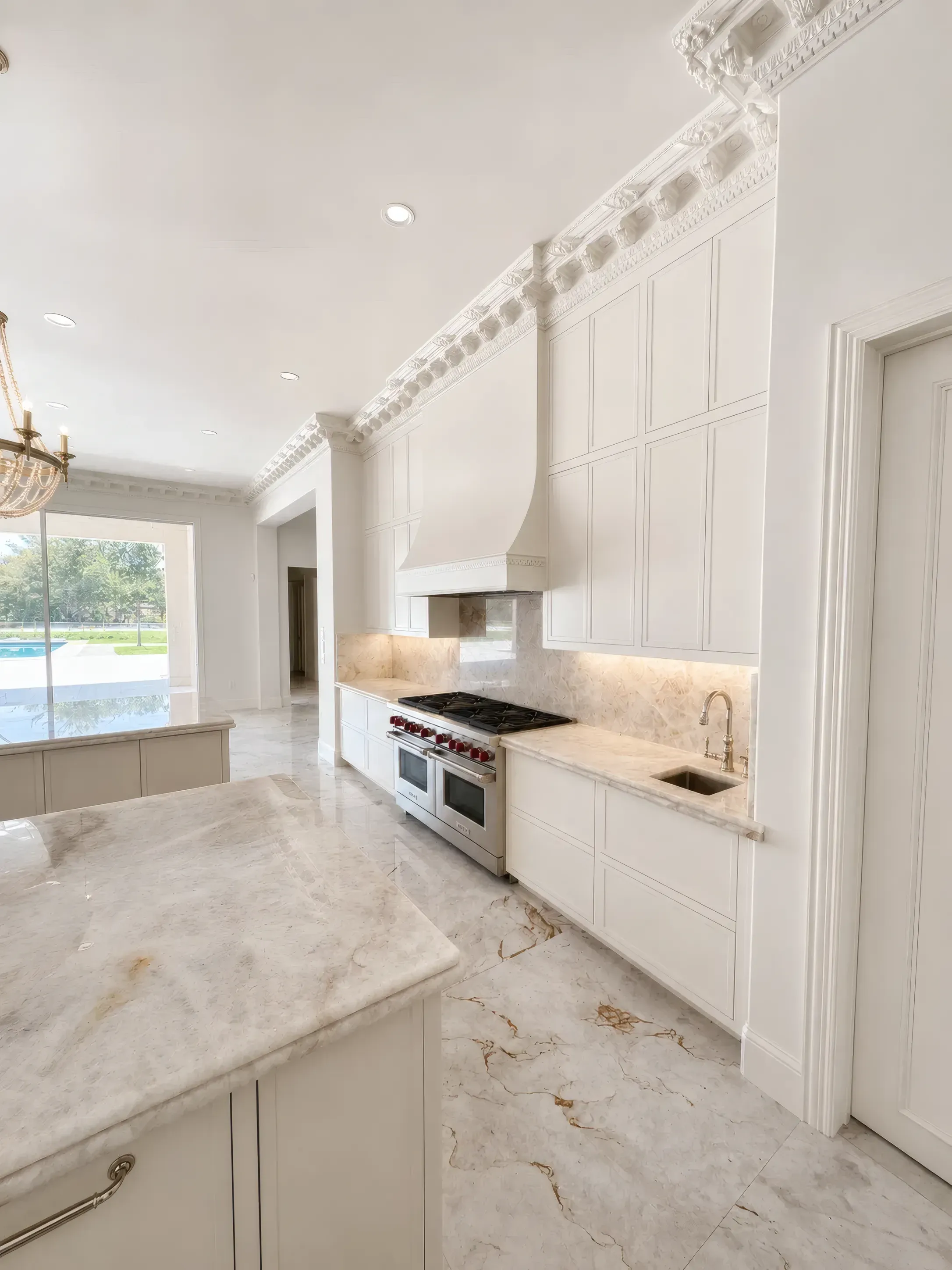 Twin Island Marble Kitchen, view 6