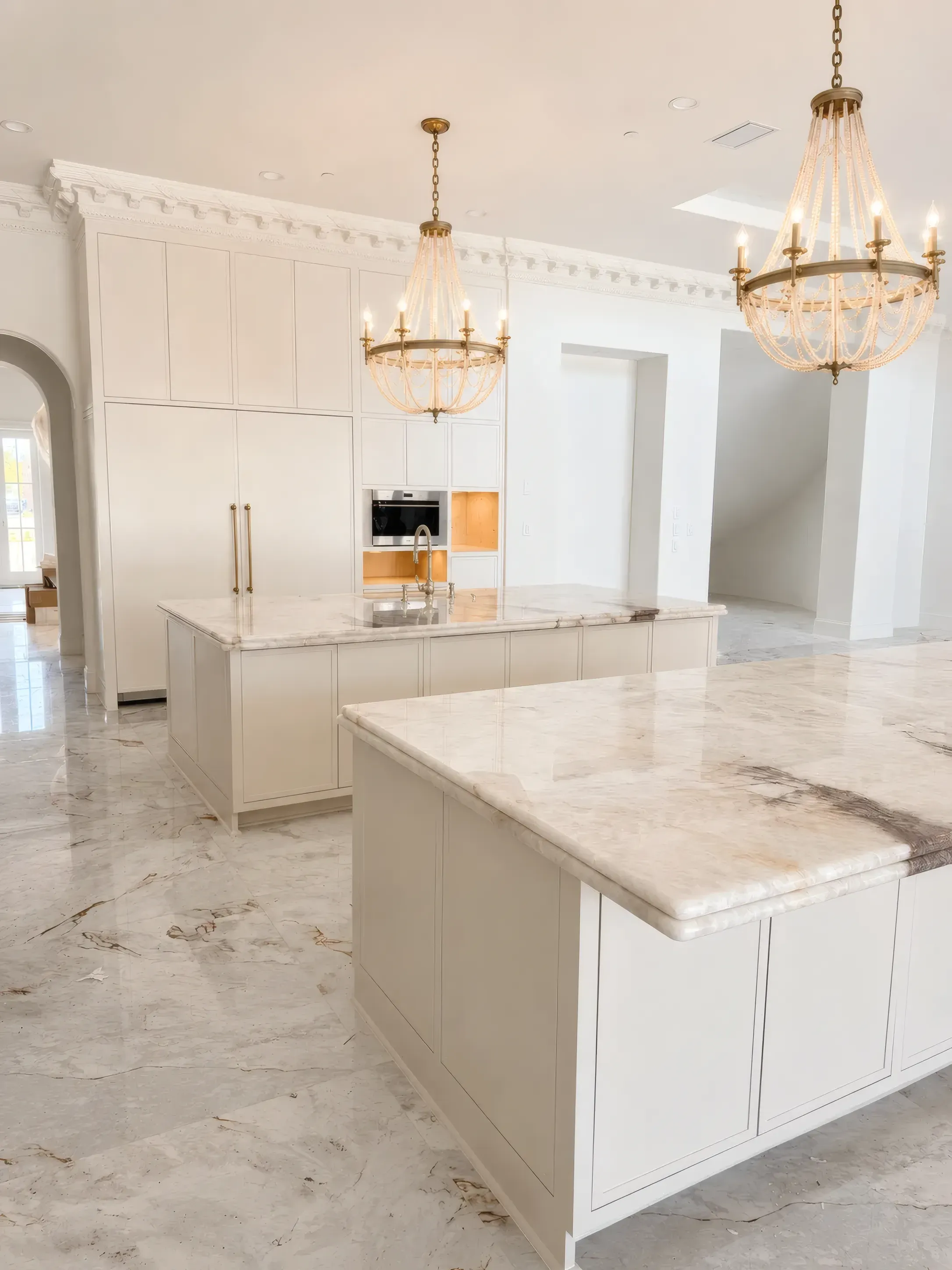 Twin Island Marble Kitchen, view 7