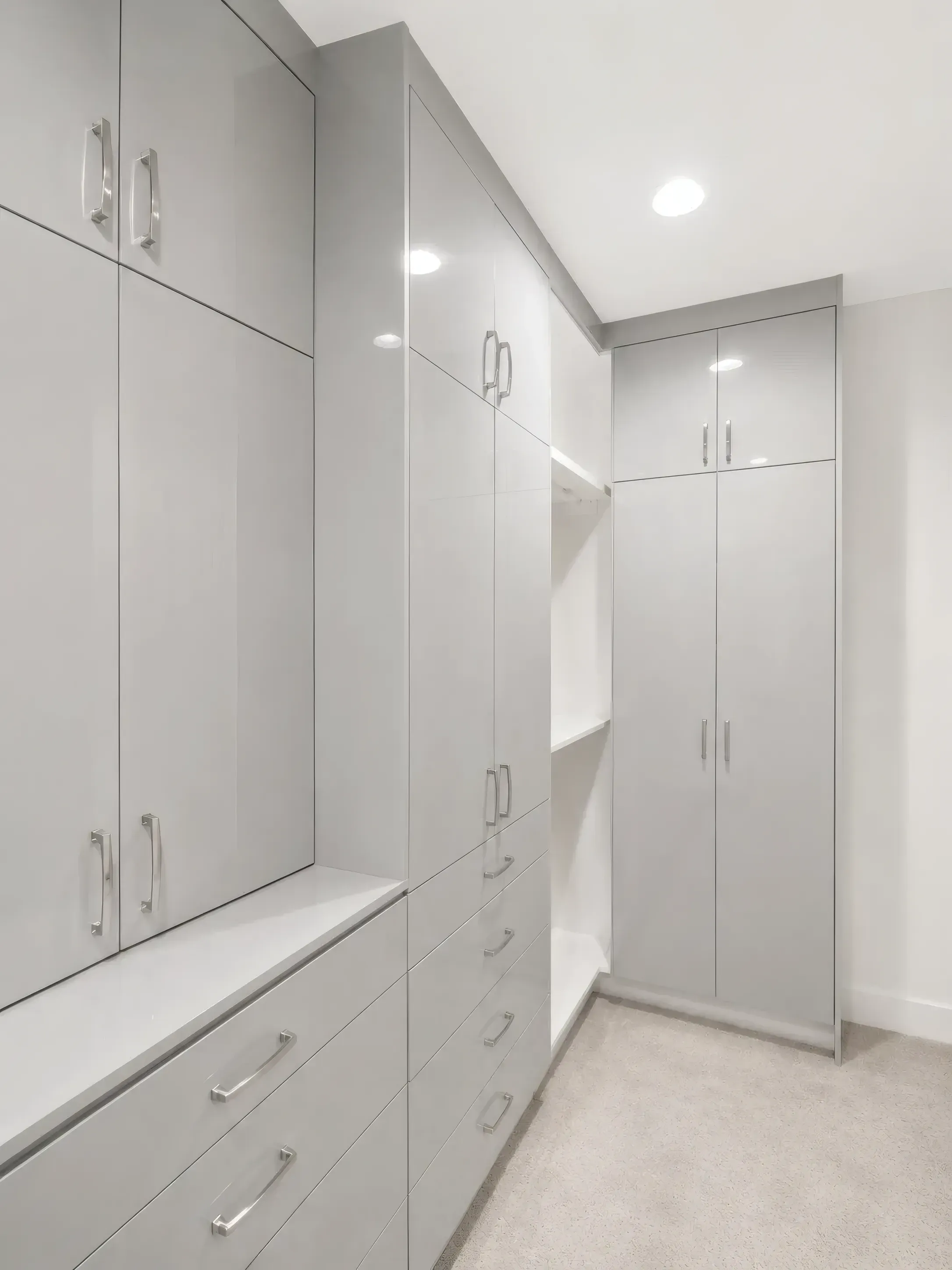 Pearl Gray Walk-In Closet, view 3