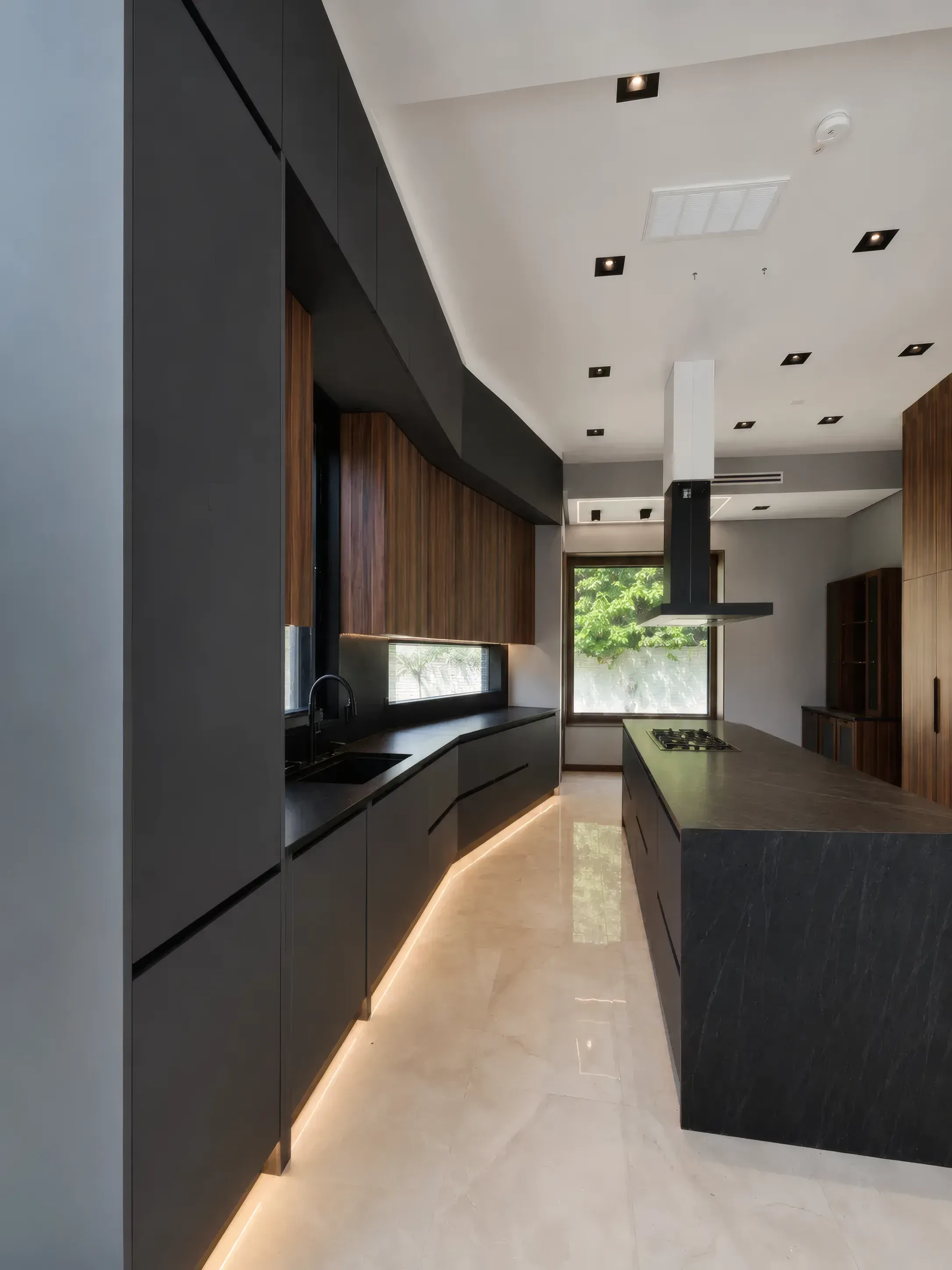 Walnut & Graphite Kitchen, view 3